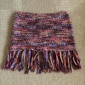 -Nine & Co. Weekend by Nine West colorful knitted mini skirt